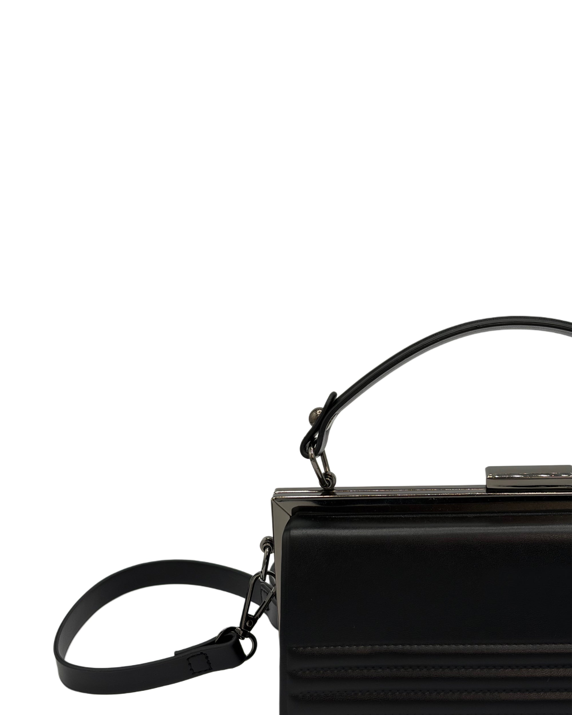 Top Handle Pleated Bag