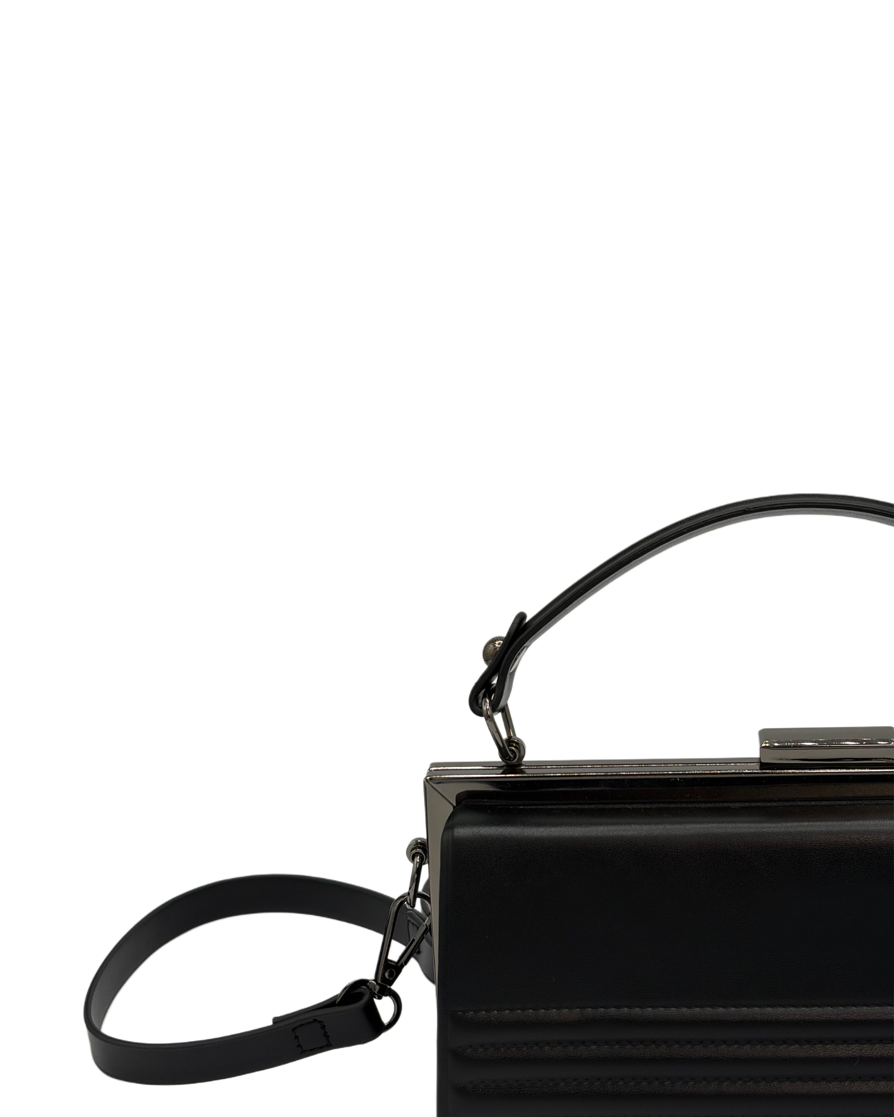 Top Handle Pleated Bag