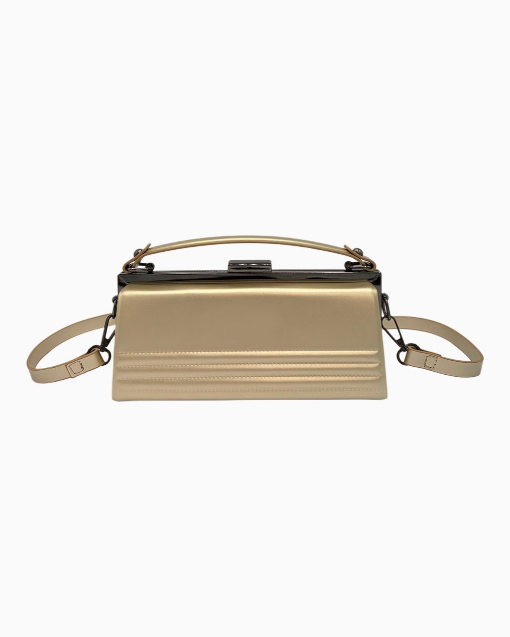 Top Handle Pleated Bag