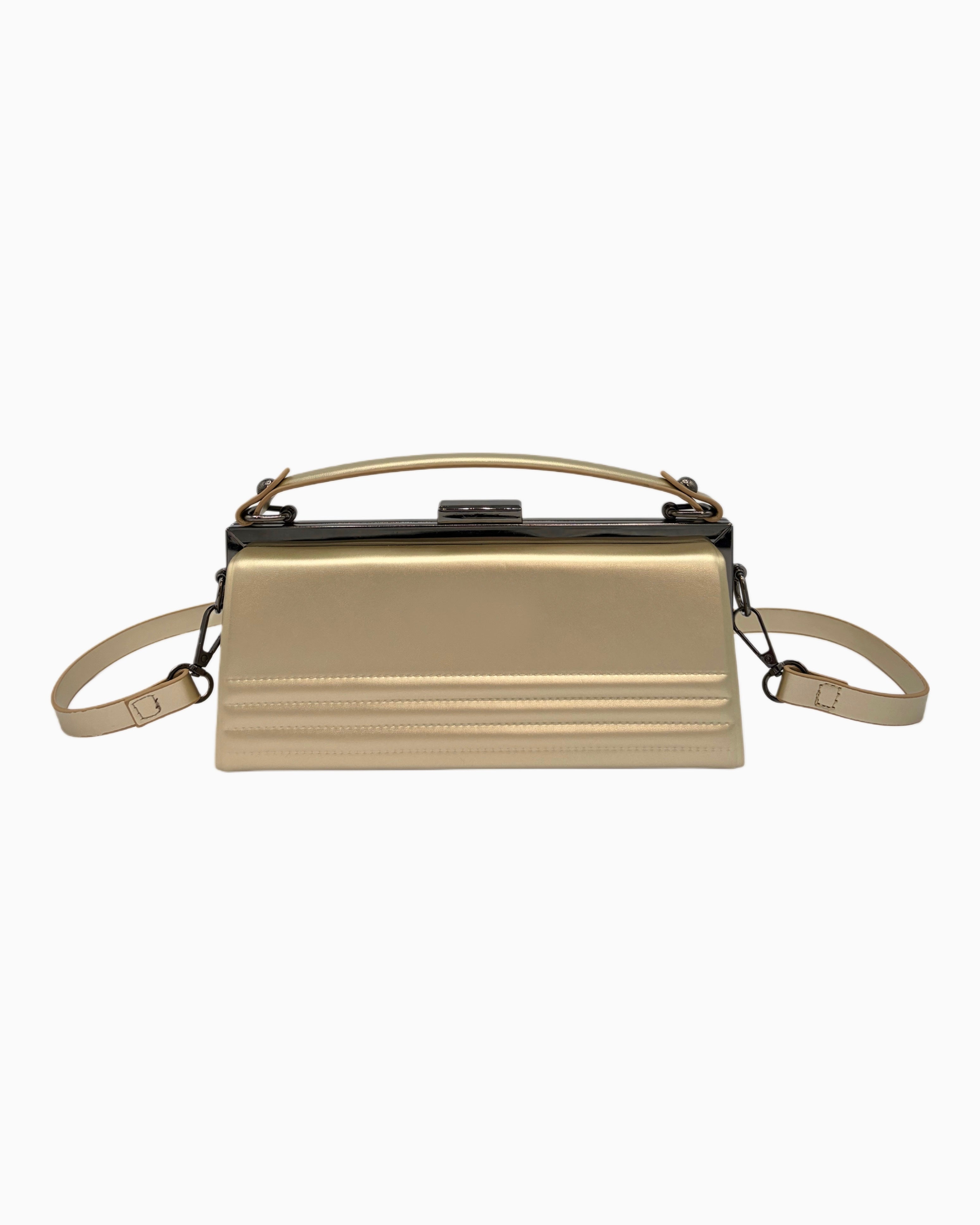 Top Handle Pleated Bag