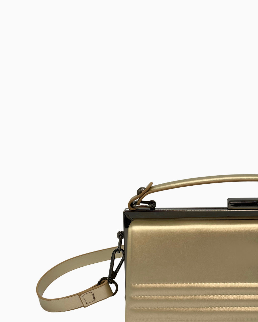 Top Handle Pleated Bag