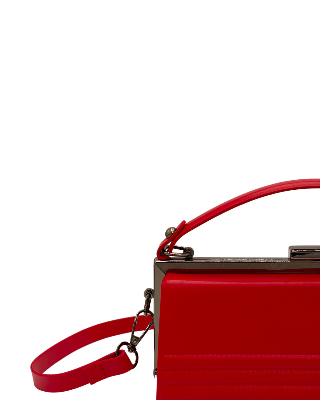 Top Handle Pleated Bag