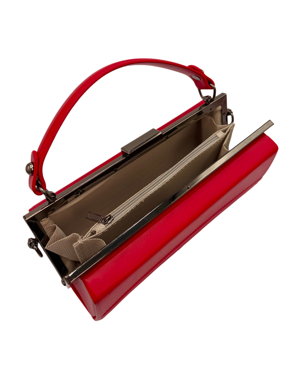 Top Handle Pleated Bag