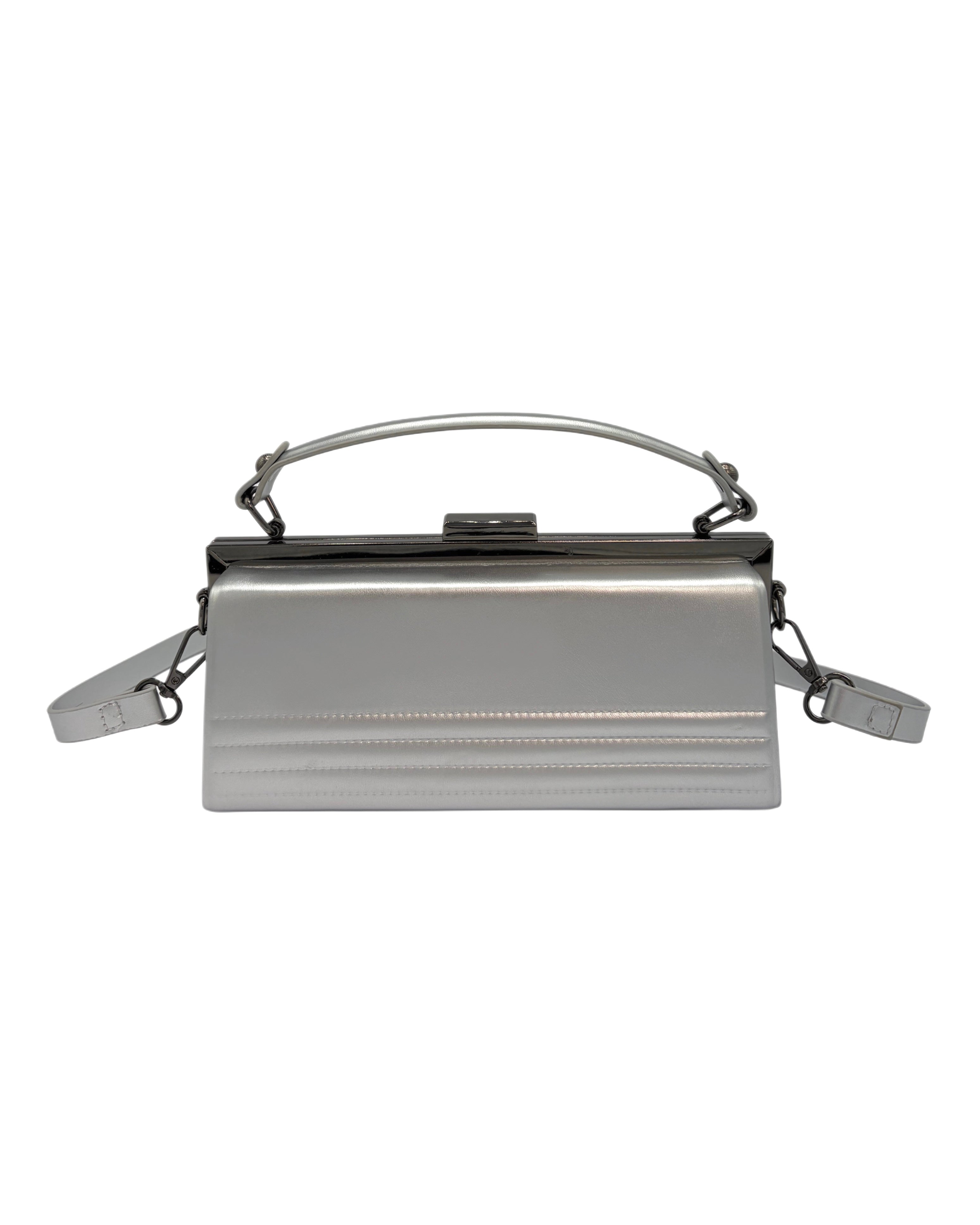 Top Handle Pleated Bag