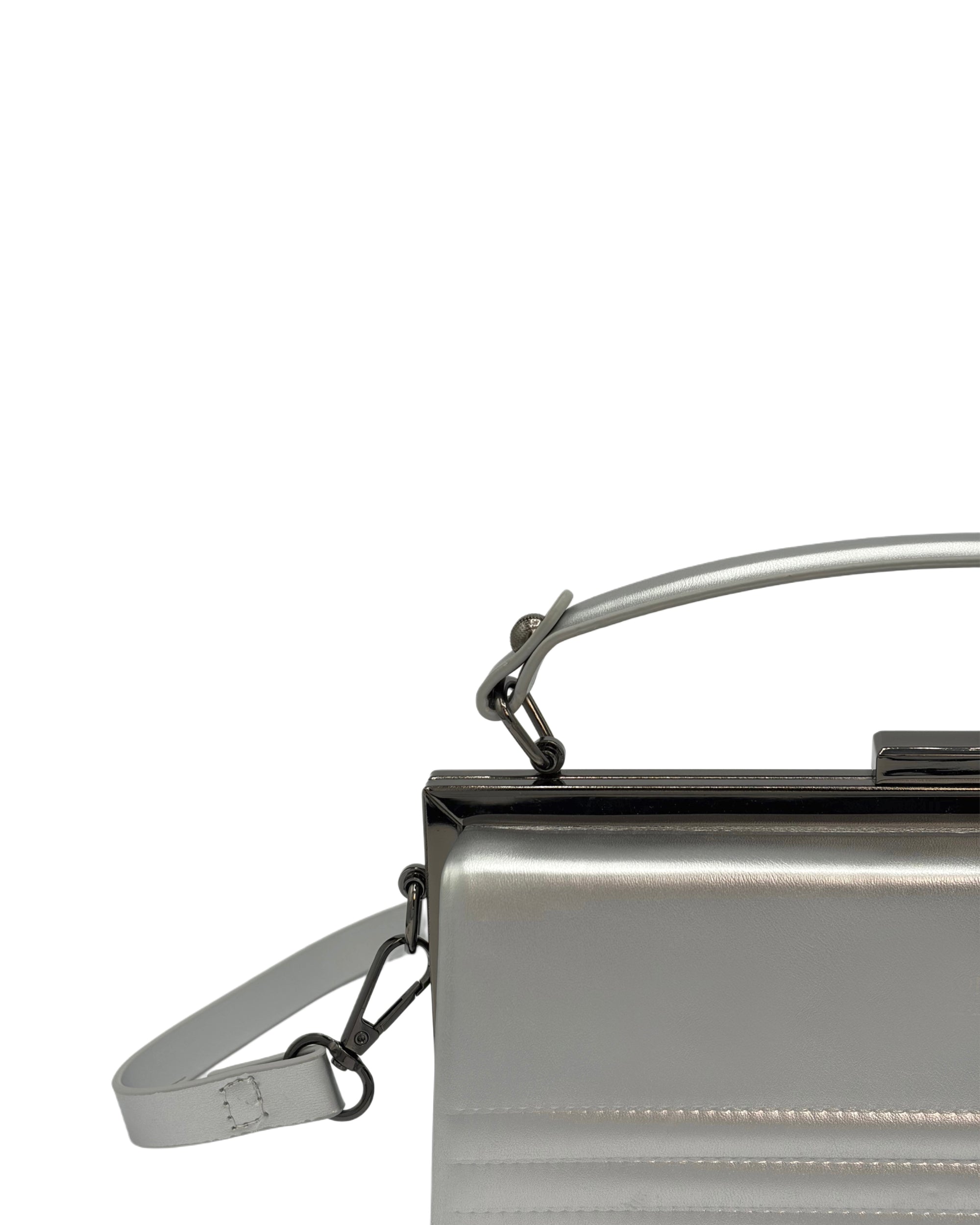 Top Handle Pleated Bag