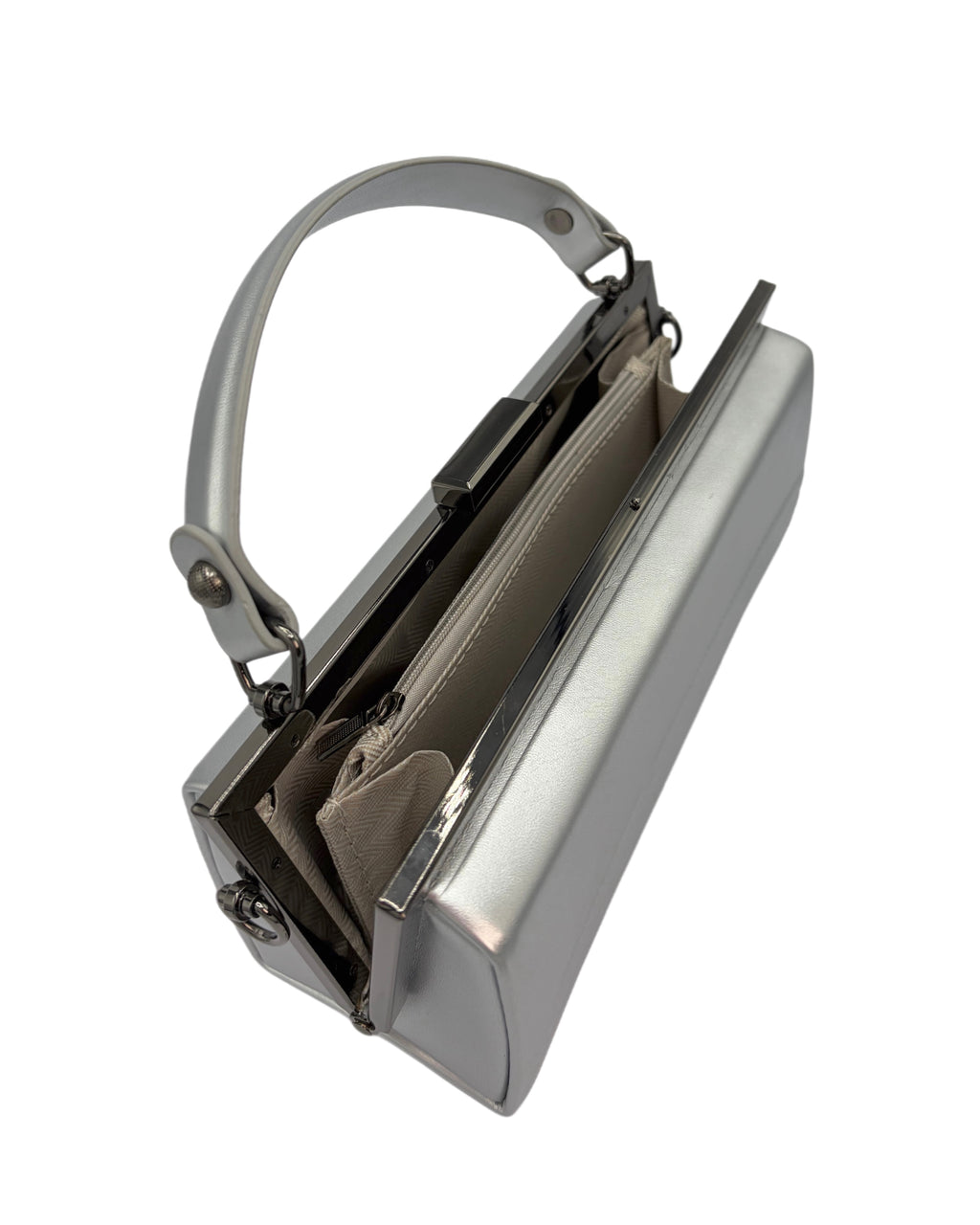 Top Handle Pleated Bag