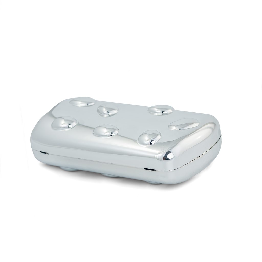 Glossy Luxury Jewel Clutch Bag