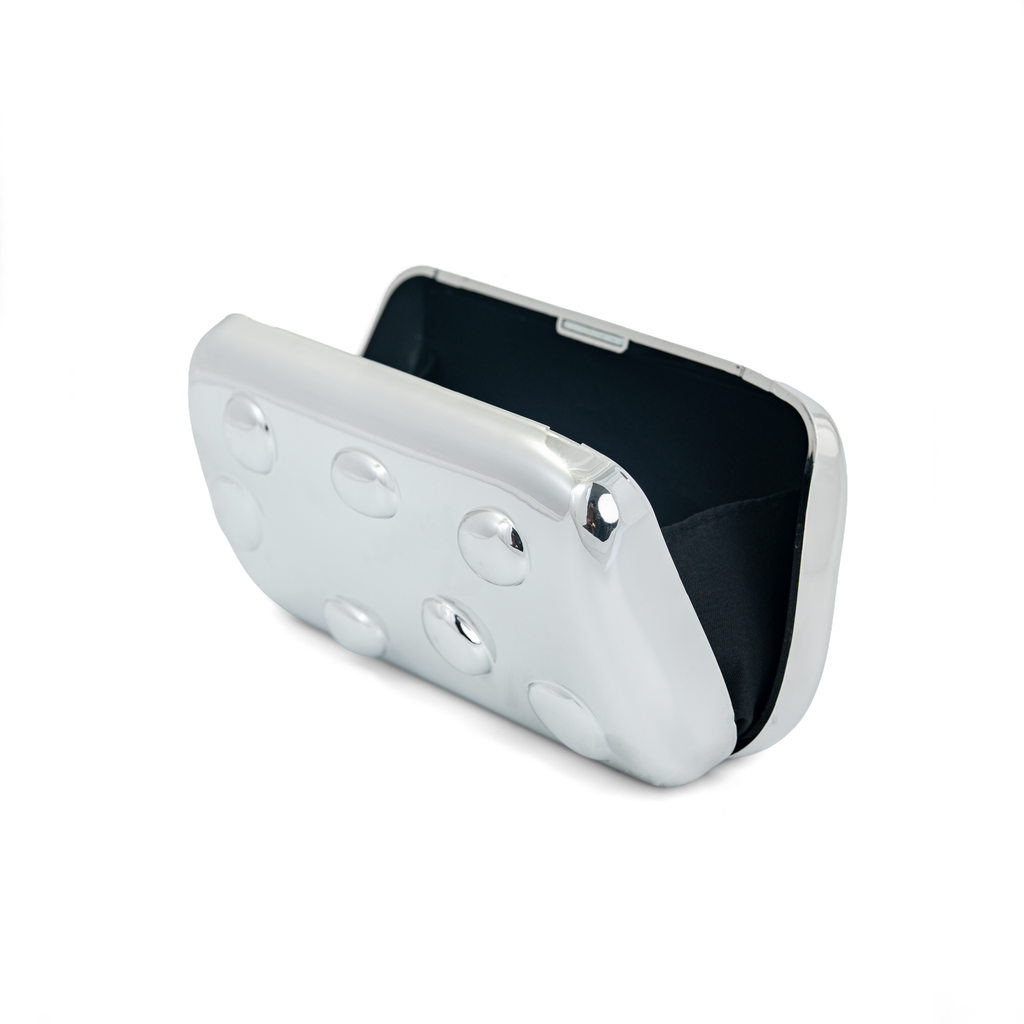 Glossy Luxury Jewel Clutch Bag