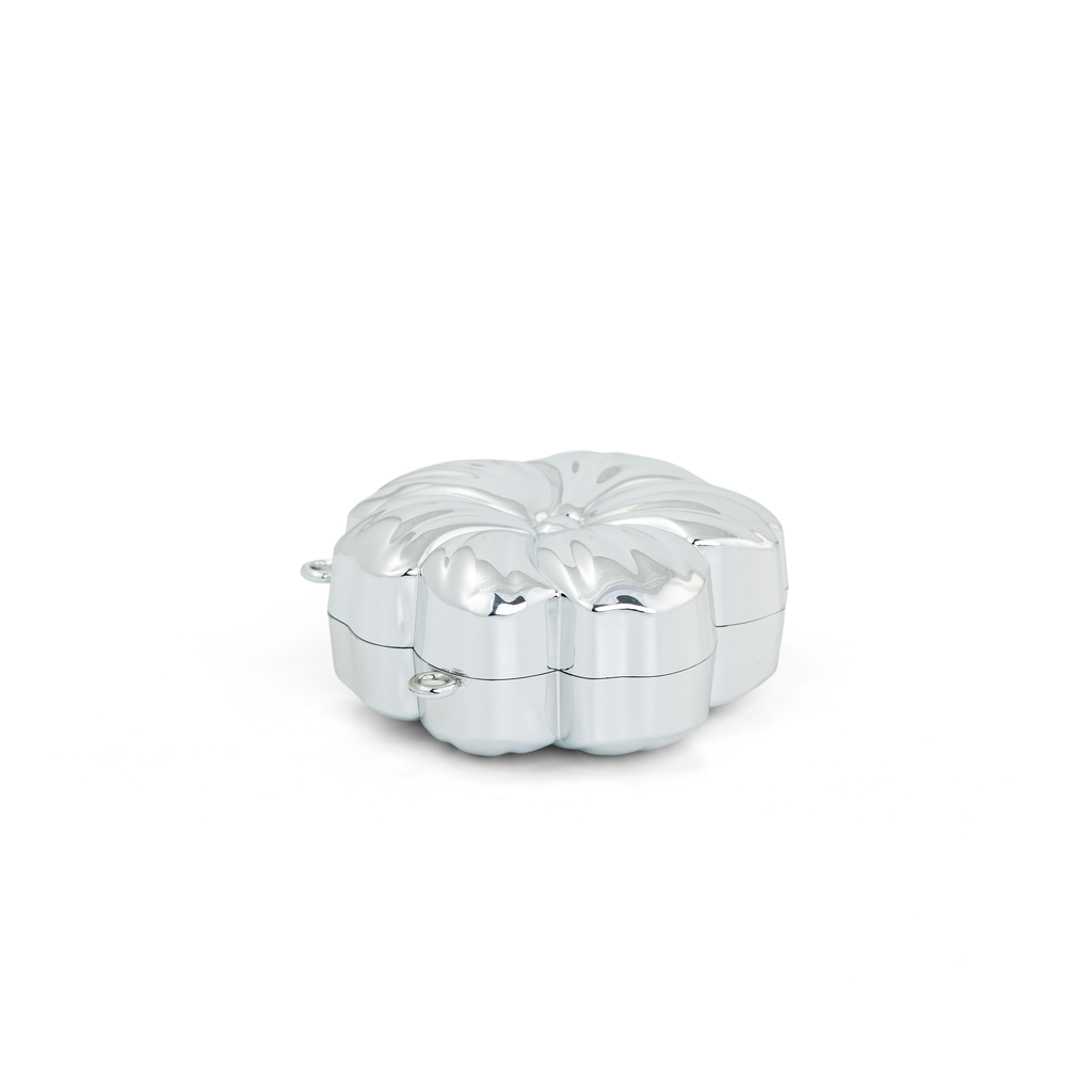 Mini Flora Metallic Clutch Bag