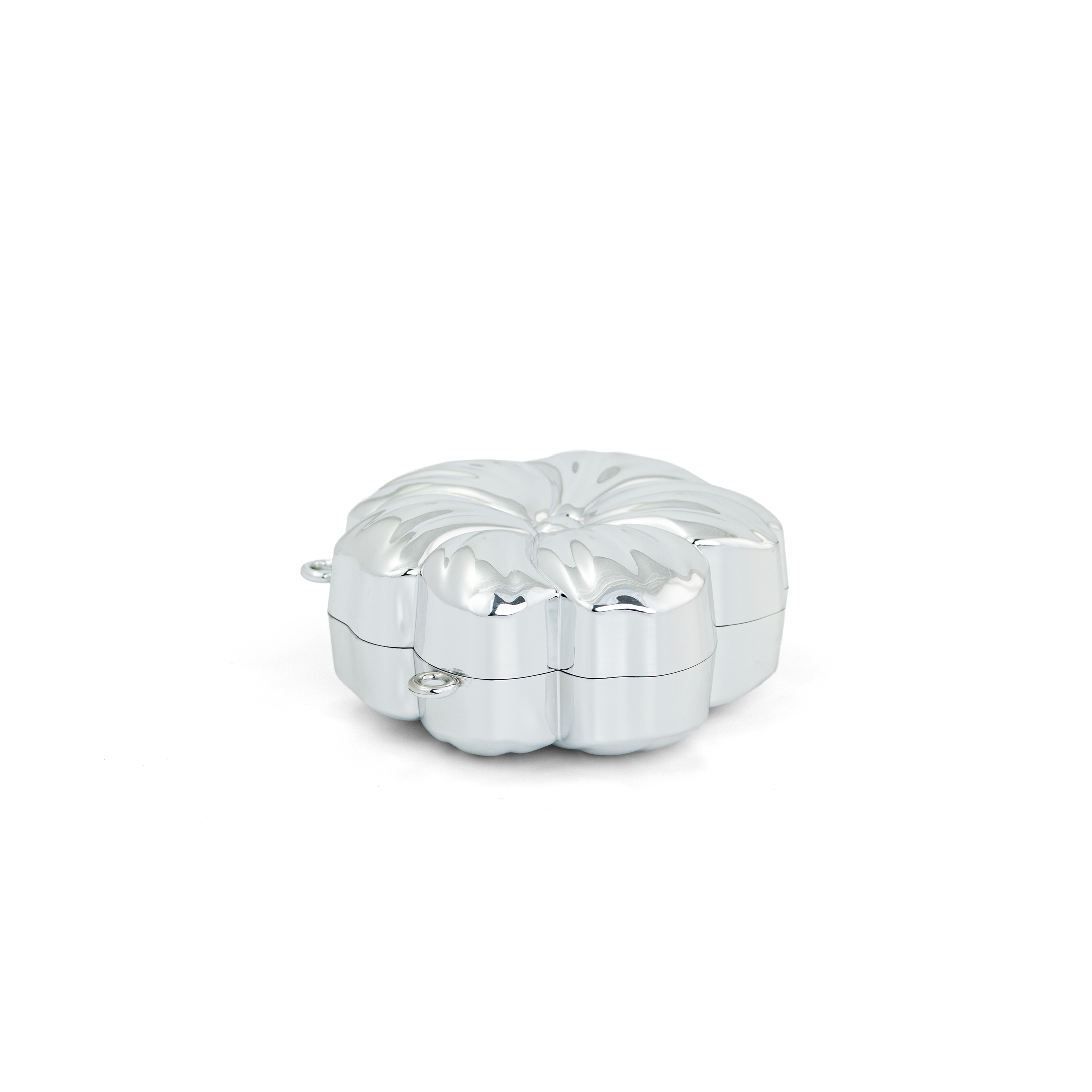 Mini Flora Metallic Clutch Bag