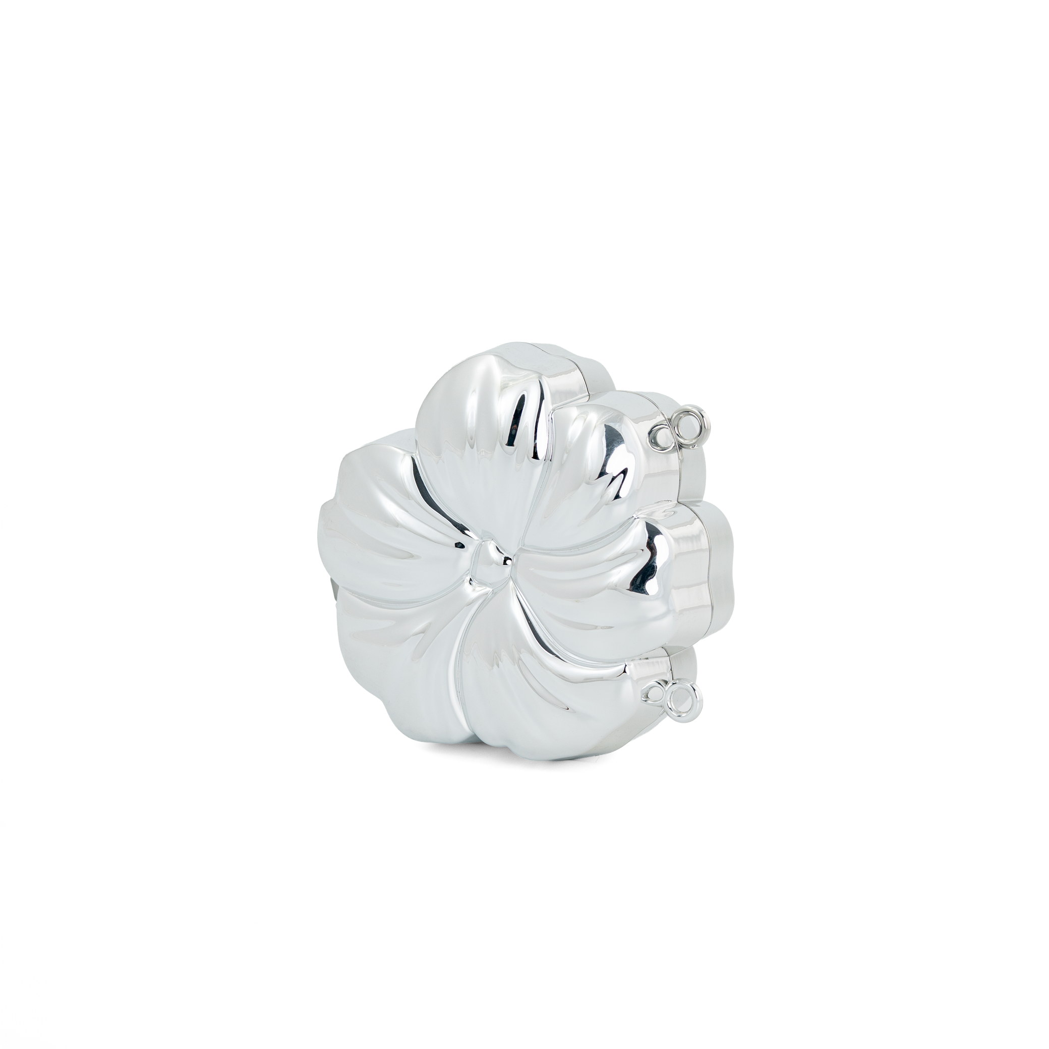 Mini Flora Metallic Clutch Bag